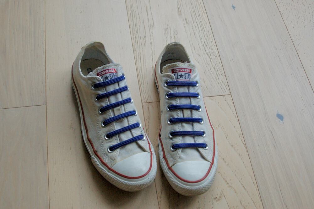 Converse All Star Low Top White Canvas Sneakers Womens 8 Customized Slip On